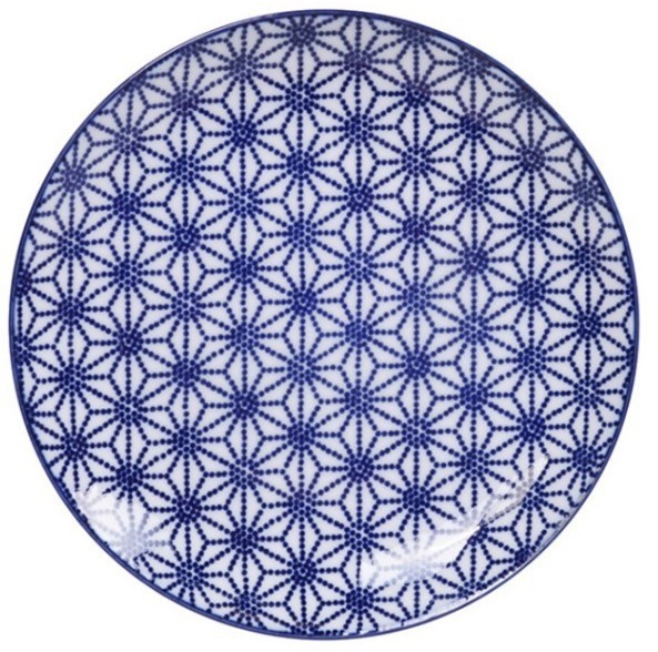 Тарелка 16023, 20.6, фарфор, blue, TOKYO DESIGN