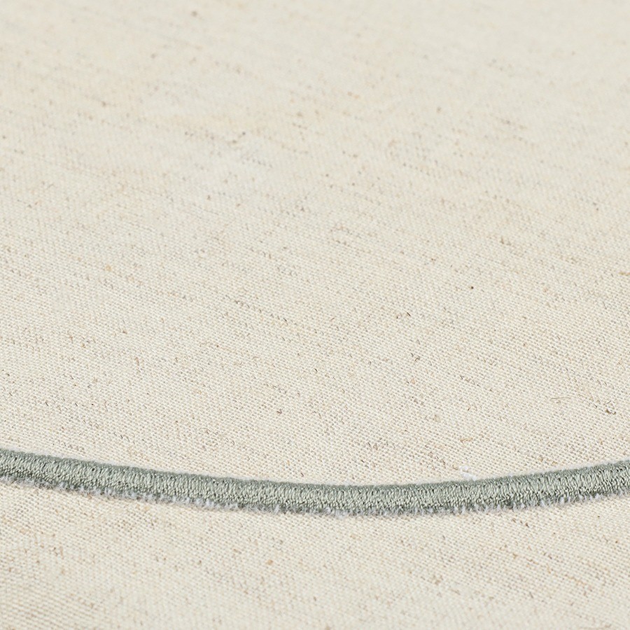 Салфетка под приборы anemone из коллекции trendy ruffles, D38 см, серый (78891)