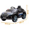 Детский электромобиль Mercedes Police EQC 400 12V 2WD - HL378-BLACK