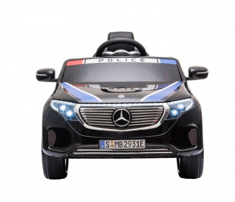 Детский электромобиль Mercedes Police EQC 400 12V 2WD - HL378-BLACK