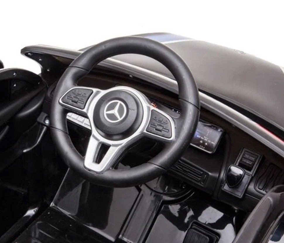 Детский электромобиль Mercedes Police EQC 400 12V 2WD - HL378-BLACK