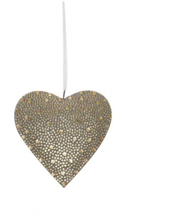 Новогодняя игрушка BL-034A, железо, grey/gold, ROOMERS FURNITURE