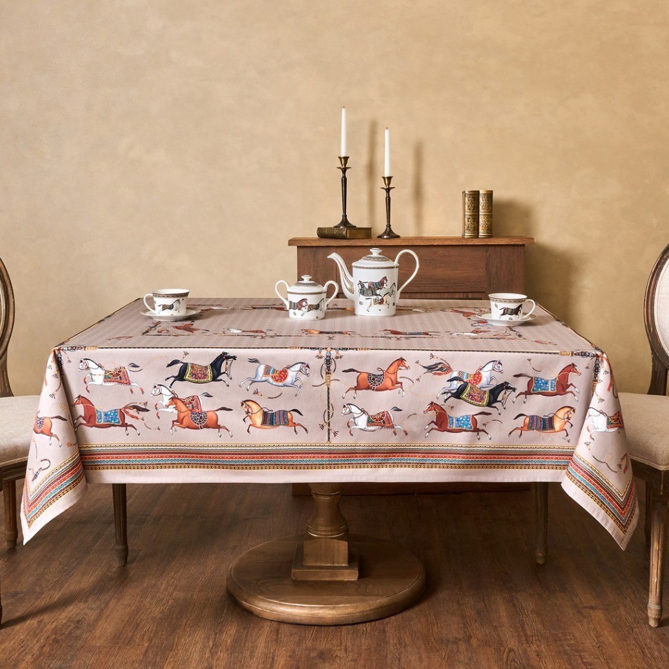 Скатерть "passage" 140х180см ,капучино, 100% хлопок с пропиткой,твил Lefard (850-760-2)