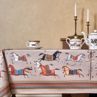 Скатерть &quot;passage&quot; 140х180см ,капучино, 100% хлопок с пропиткой,твил Lefard (850-760-2)