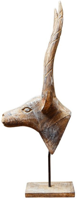 Декор антилопа TR-AM286, дерево, металл, Light burnt with brushing, ROOMERS FURNITURE
