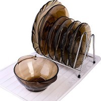 Подставка для тарелок и досок с поддоном (АЛТ408С)