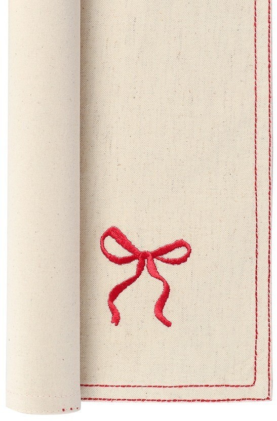 Салфетка под приборы fancy bows бежевого цвета из коллекции essential, 35х45 см (79426)