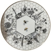 Тарелка закусочная HONEYCOMB пчёлки 19,5см (2) (TT-00010300)