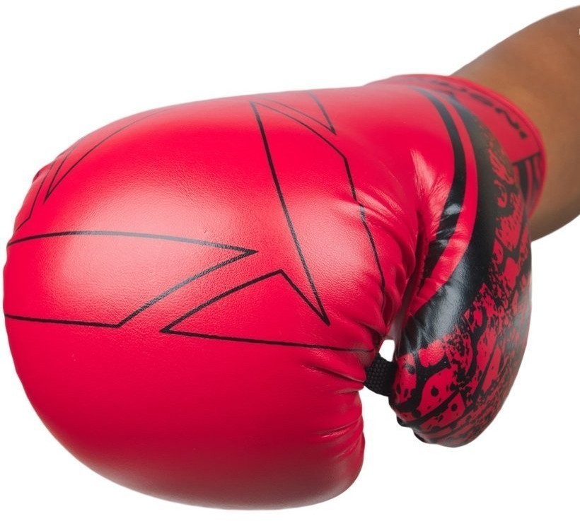 Перчатки боксерские INSANE ODIN, ПУ, красный, 10 oz (1738637)
