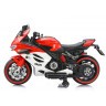Детский электромотоцикл Ducati (12V, EVA, ручка газа, спидометр) (FT-921-RED-WHITE)