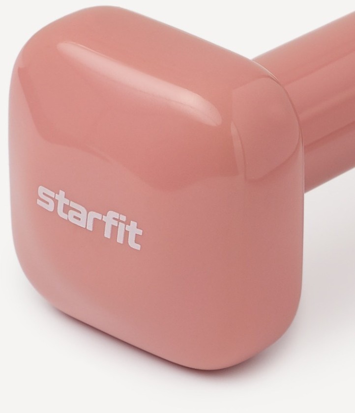 Гантель виниловая STARFIT DB-106 2 кг, терракотовый (2119187)
