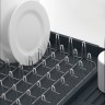 Сушилка для посуды раздвижная extend, серая (44981)