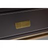 Тумбочка экокожа коричн/мат.золото 58,5*53*64,5см (TT-00005999)