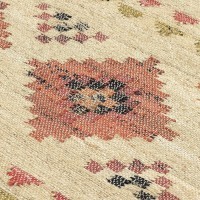 Ковер из джута и шерсти по мотивам башкирских орнаментов из коллекции cultural heritage, 200х300 см (78520)