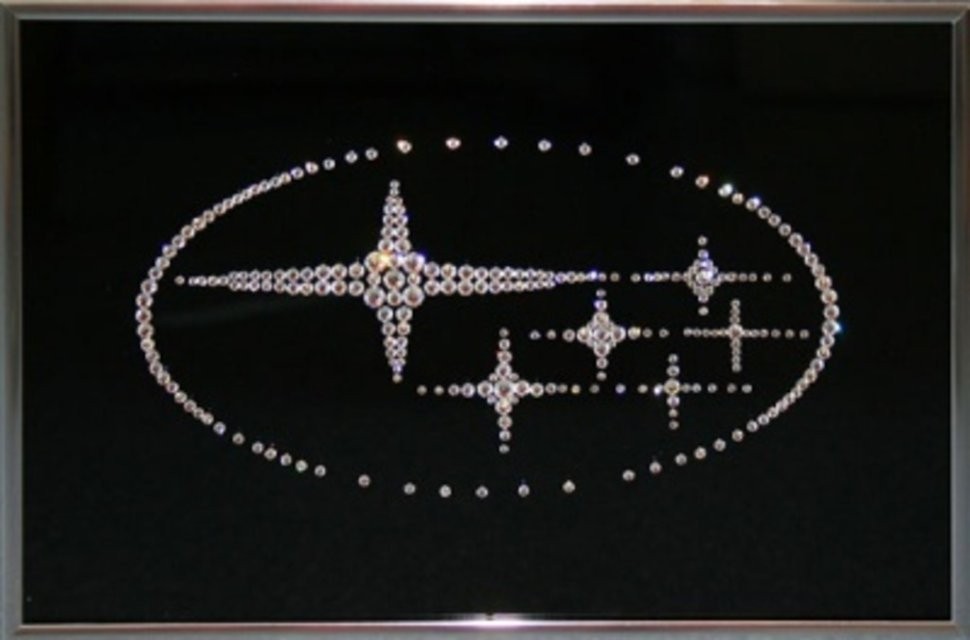 Картина Субару с кристаллами Swarovski (1448)