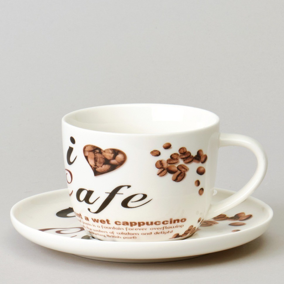 Чайный набор lefard "coffee mania" на 6 пер. 12 пр. 250 мл (165-569)