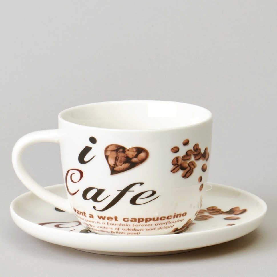 Чайный набор lefard "coffee mania" на 6 пер. 12 пр. 250 мл (165-569)