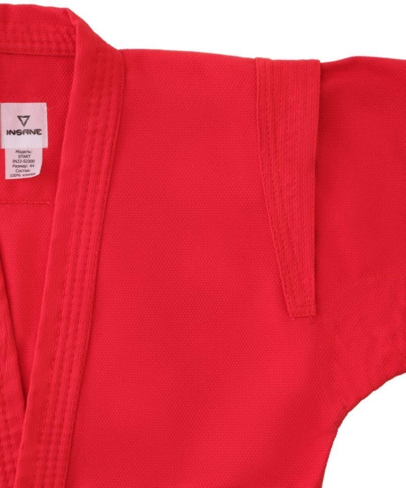 Куртка для самбо START, хлопок, красный, 36-38 (1758960)