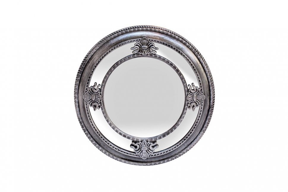 Зеркало d59,6*5,6см серебристая рама (TT-00000824)