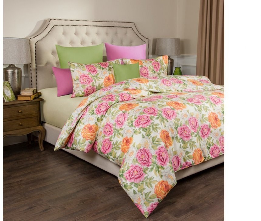 Пододеяльник 2-хсп  "пионы" ,175х215, 100% хлопок, сатин. SANTALINO (984-209)