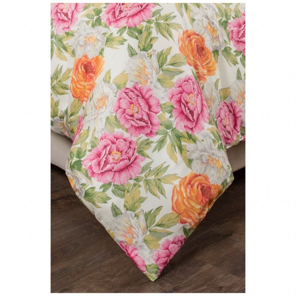 Пододеяльник 2-хсп  "пионы" ,175х215, 100% хлопок, сатин. SANTALINO (984-209)