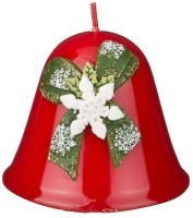 Свеча 7,5/8,5 см. красная Adpal (348-569)