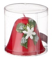 Свеча 7,5/8,5 см. красная Adpal (348-569)