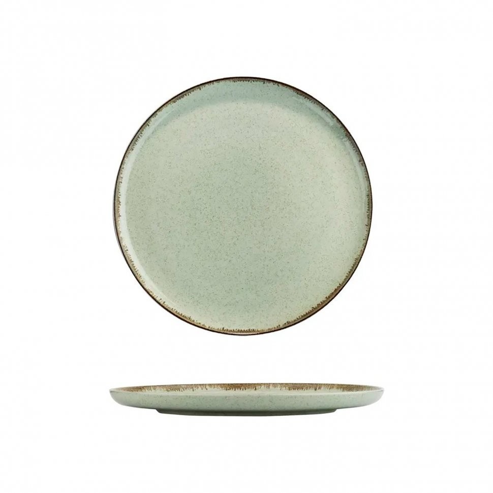 Комплект столовой посуды "Жемчужное настроение" 24 предметов зеленый P03