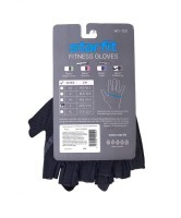 Перчатки для фитнеса WG-103, черный/светоотражающий (1525998)