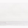 Комплект постельного белья из сатина белого цвета с серым кантом из коллекции essential, 150х200 см (73710)