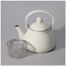 Чайник agness эмалированный с фильтром нжс серия "charm", 1,3л (934-590)