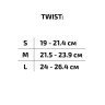 Ролики раздвижные Twist Yellow, алюминиевая рама (922637)