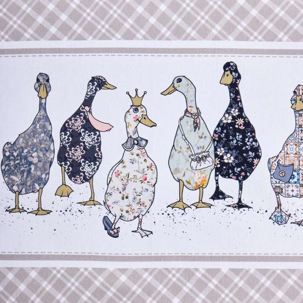 Скатерть "family farm" 140х180см ,100% хлопок, клетка ,твил, пропитка Lefard (850-748-2)