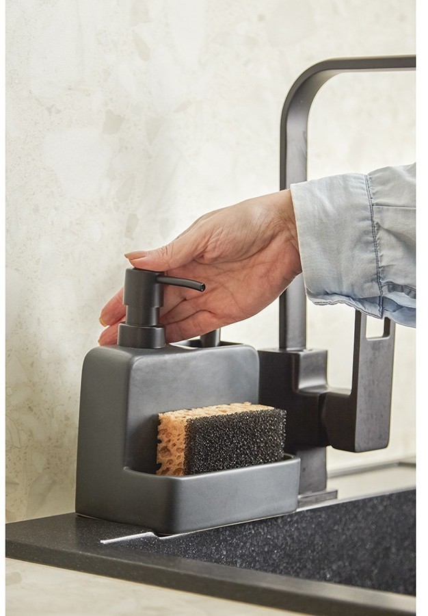 Диспенсер для мыла noble, 280 мл, графит (78429)