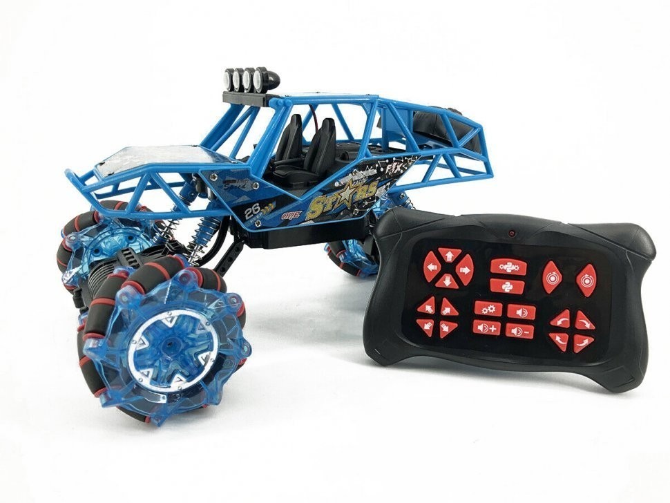 Радиоуправляемый краулер Zegan на роликовых колесах, свет, звук 2.4G (ZG-C1431)-BLUE