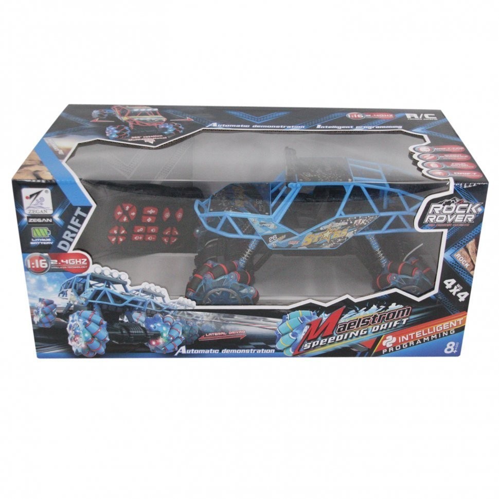 Радиоуправляемый краулер Zegan на роликовых колесах, свет, звук 2.4G (ZG-C1431)-BLUE