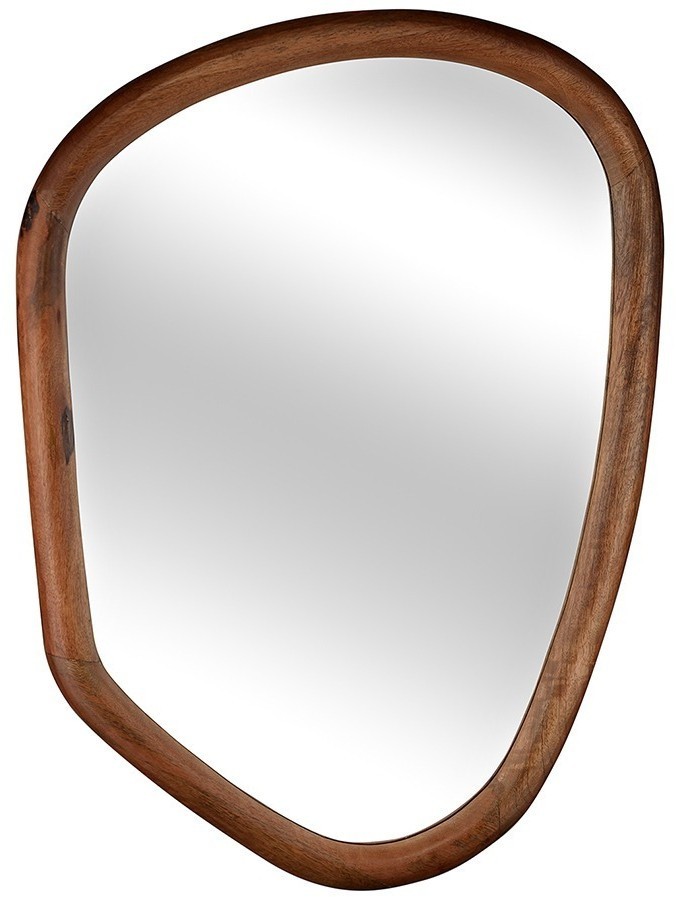 Зеркало настенное torhill, 49х66 см, коричневое (78626)