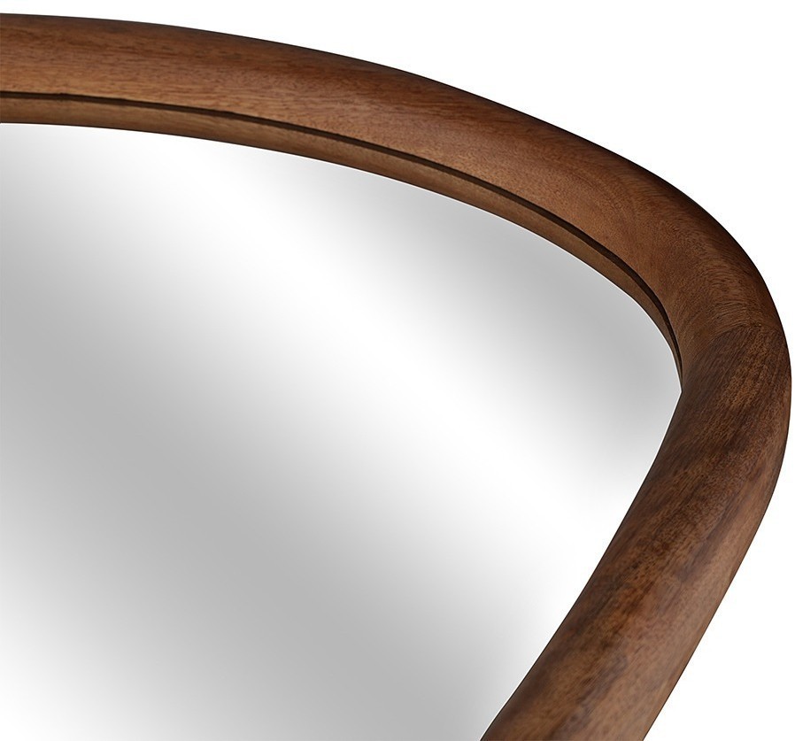 Зеркало настенное torhill, 49х66 см, коричневое (78626)