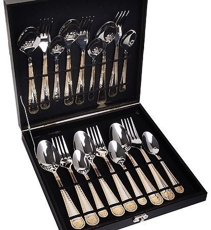 Набор столовых приборов 18пр нерж МВ (30704)