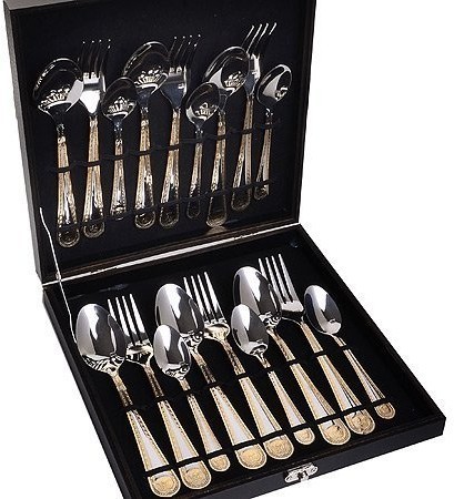 Набор столовых приборов 18пр нерж МВ (30704)