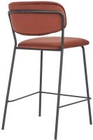 Стул полубарный eirill, велюр, кирпичный (75787)