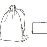 Рюкзак складной mini maxi sacpack paisley ruby (63981)