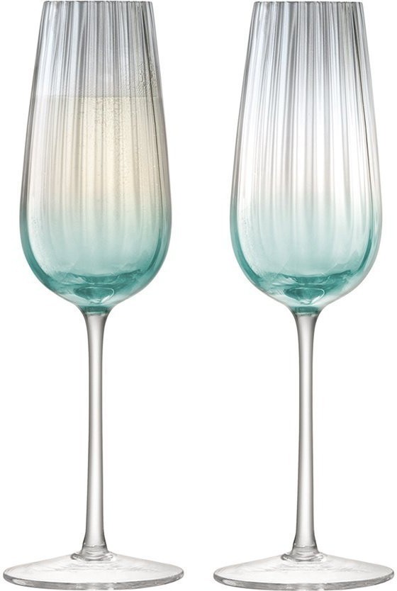 Набор бокалов для шампанского dusk, 250 мл, зелено-серый, 2 шт. (66213)