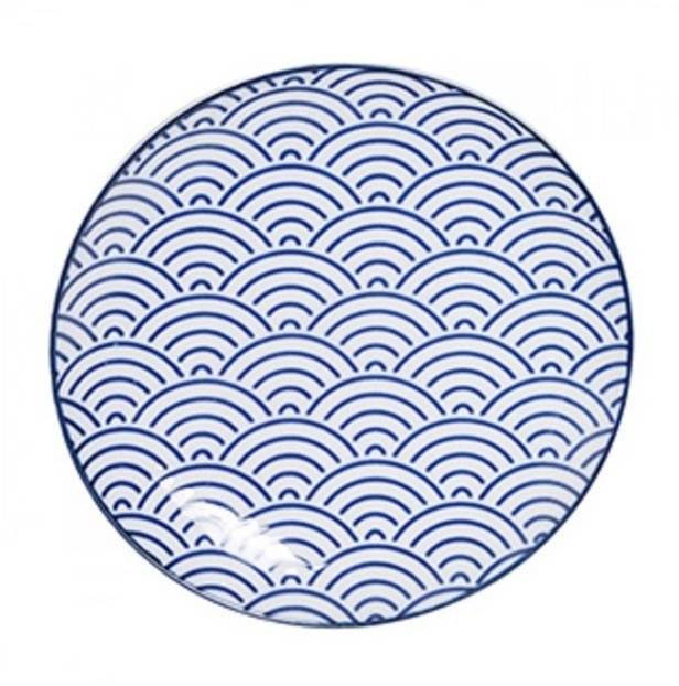 Тарелка 16018, фарфор, blue, TOKYO DESIGN