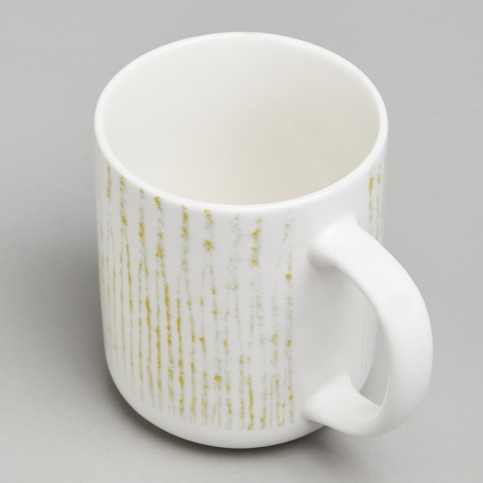 Набор кружек bronco "daily" 4 шт. 350 мл горчичный (576-1007)