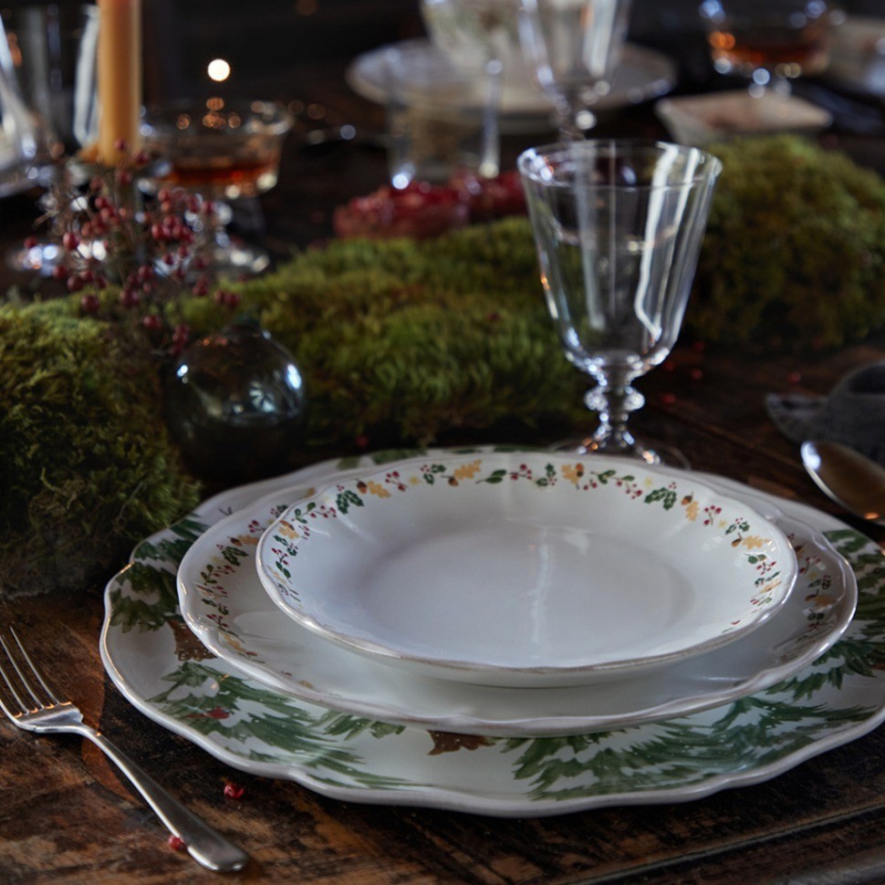 Тарелка TP213-WHI(TP213-00821G), 21,4 см, керамика, white, CASAFINA BY COSTA NOVA