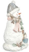 Статуэтка &quot;снеговик&quot; с led-подсветкой 14,5х11,5х22,7 см Lefard (121-166)