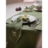 Салфетка под приборы fancy bows оливкового цвета из коллекции essential, 35х45 см (79427)