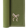 Салфетка под приборы fancy bows оливкового цвета из коллекции essential, 35х45 см (79427)