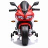 Детский электромотоцикл Ducati (12V, EVA, ручка газа, спидометр) (FT-821-RED-WHITE)
